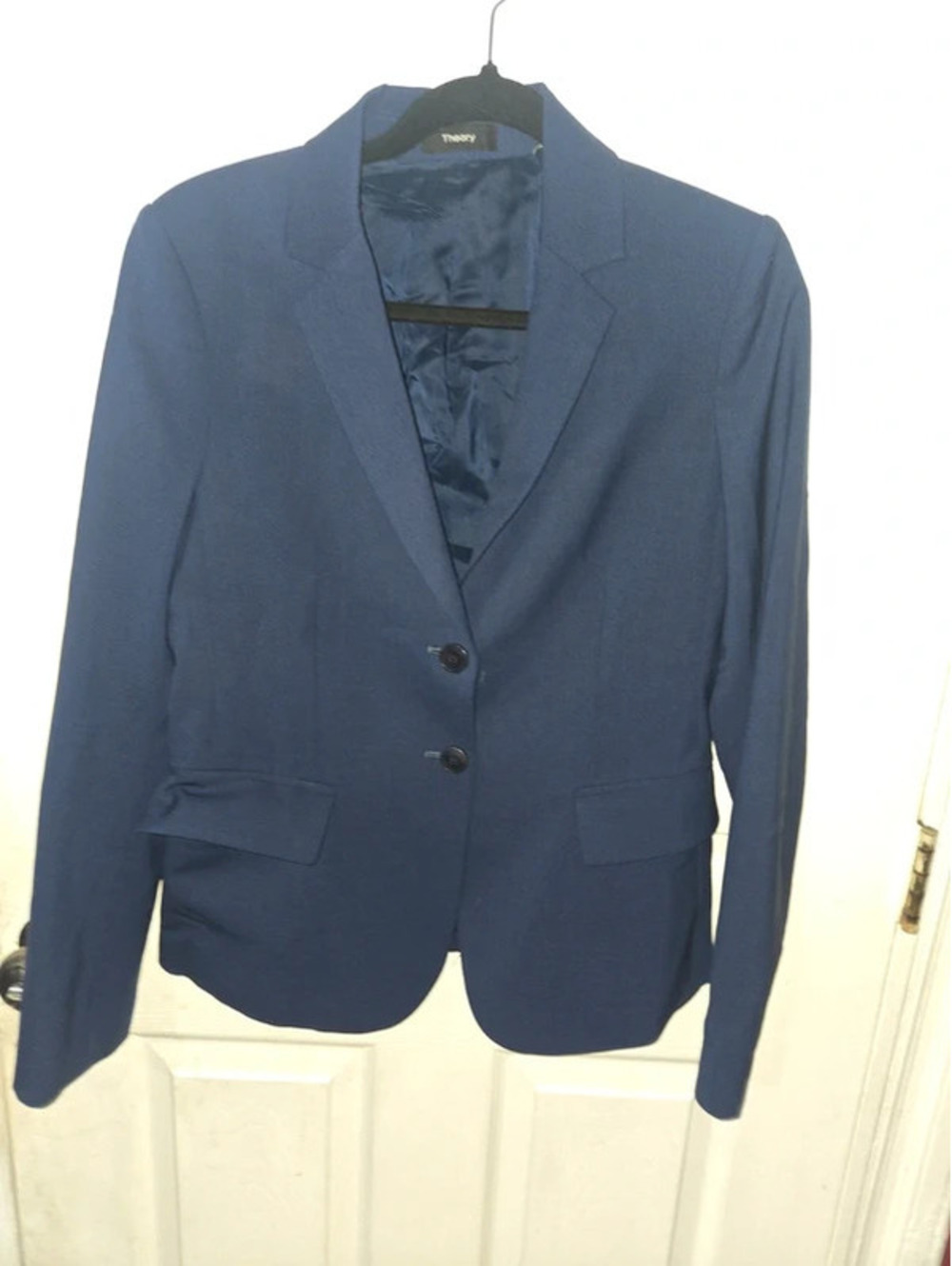 Theory size 6 navy blazer women
